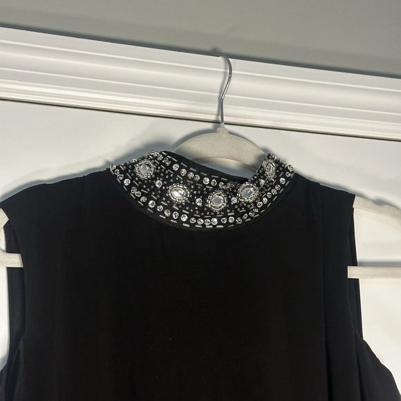 NWT Avenue Formal Dress Size 14 Long Sleeve With Cold Shoulder - Picture 5 of 13